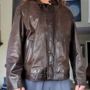 Mens Wilson Leather Coat